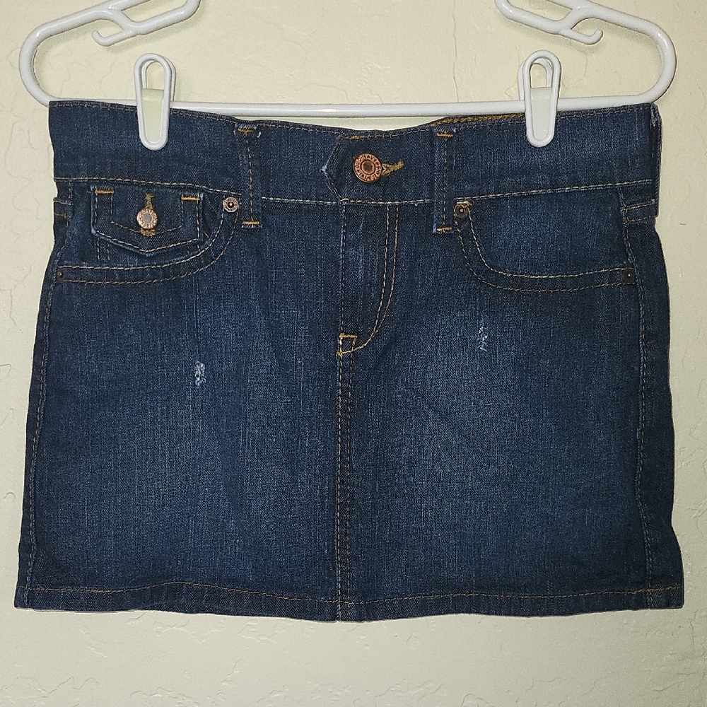 Denim Mini Skirt